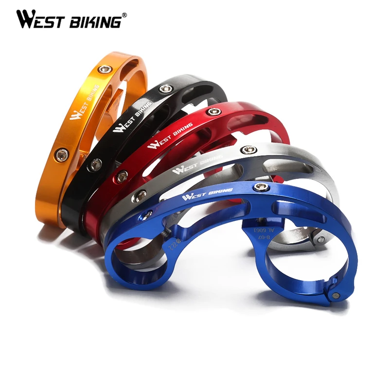 WEST BIKING Bike Handlebar Extension Bicycle Computer Bell Bracket Carbon Fiber Alloy Holder Mount Cycling Light Handle Bar