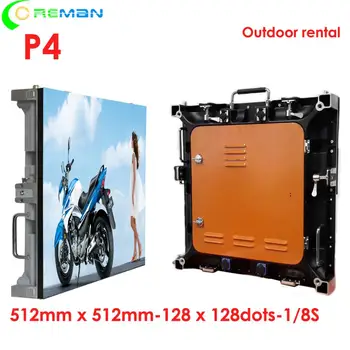 

Low price P4 led panel LED Display LED Sign Frame smd1921 hub75 led display module 512 cabinet led display screen