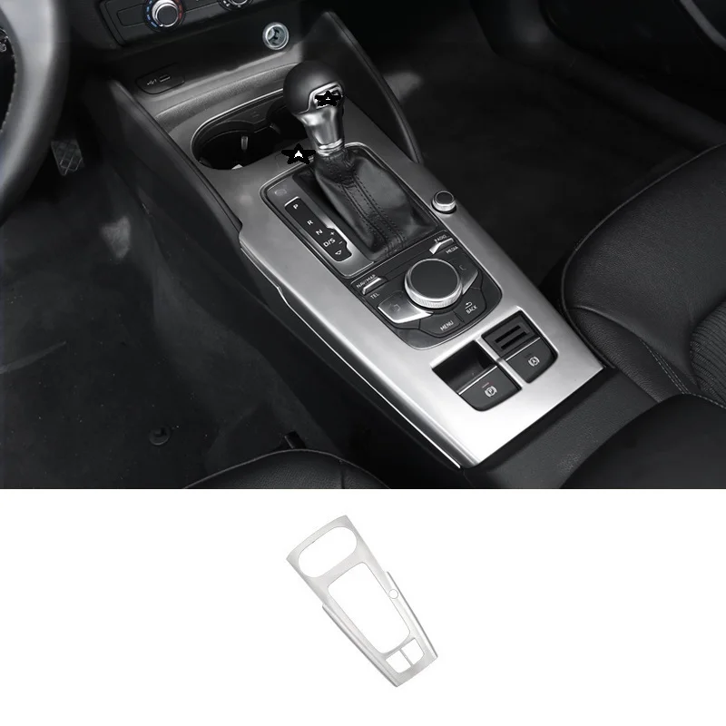 

Modified Chromium Automobile Gear Control System Interior Fashion Accessories Mouldings Bright Sequins Car 18 19 FOR Audi S3