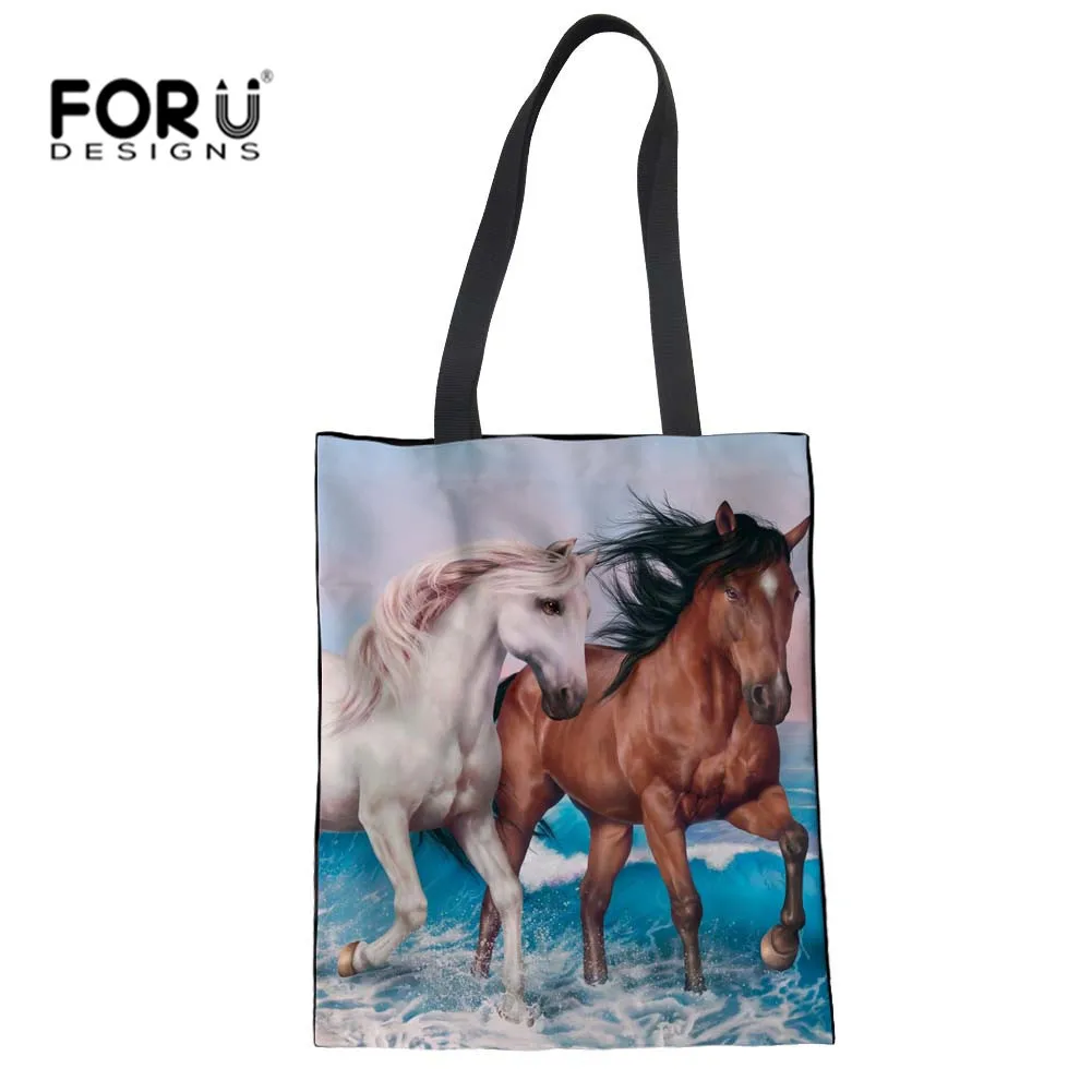 

FORUDESIGNS Crazy Horse Linen Casual Women Totes Bags Handbags Female Large Storage Shoulder Bag Handbag Woman Crossbody Sac