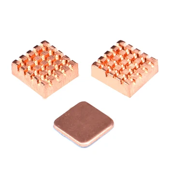 

Raspberry Pi 3 Model B+ Pure Copper Heat Sink +CPU Copper Heat Sink for Raspberry Pi 3 Cooling Sink Support RPI 2 RPI 3 Model B