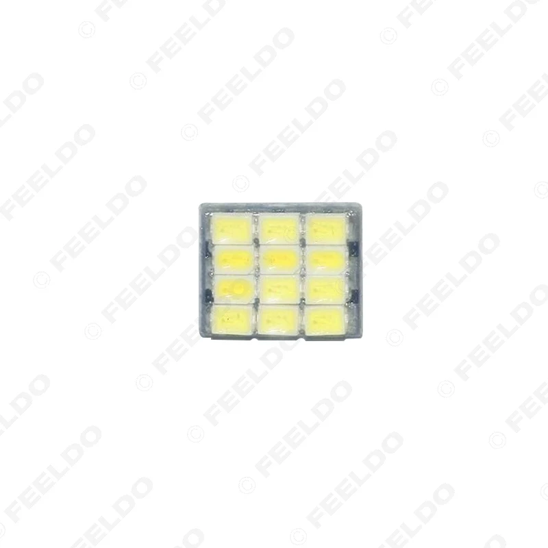 200 шт. белый DC12V T10 194 168 Клин 1206 12 светодиодов SMD 12 Светодиодный Клин Автомобильный светодиодный фар лампы# FD-949