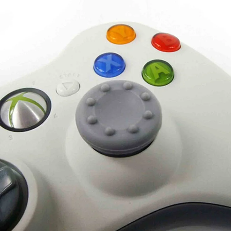 

100 pcs Silicone Analog Thumb Stick Grips Cap for PS4 Pro Slim for Xbox One 360 ps2 ps3 ps4 Elite S Controller Thumbsticks Caps