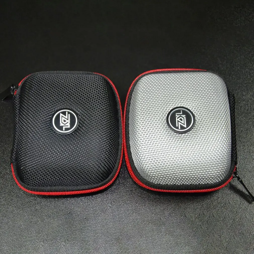 KZ Portable Mini Nylon Earphone Storage Organizer Earphone Holder Carrying Hard Case Winder Stretch Earbud Storage Case