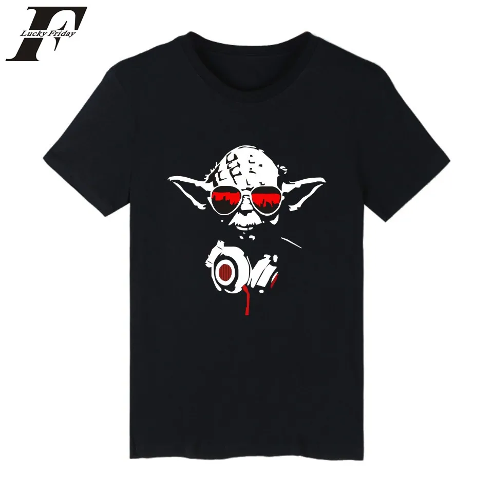LUCKYFRIDAYF 2017 новая футболка летняя с короткими рукавами homme в стиле хип хоп забавным