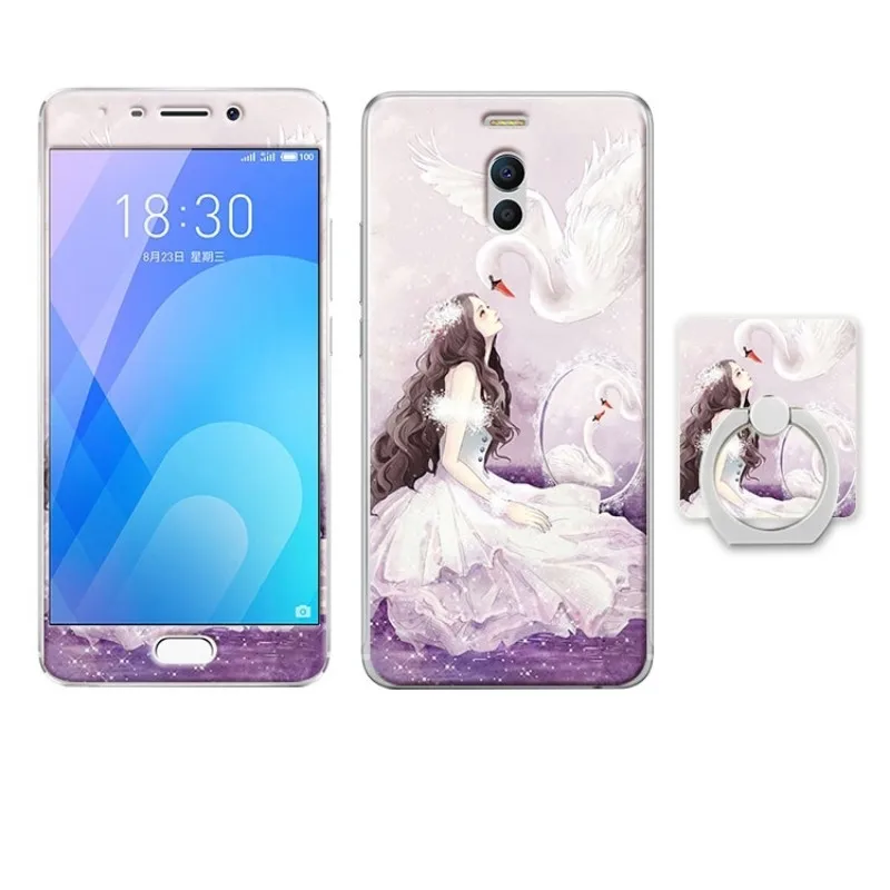 Meizu M6 note case cover glass screen protector  (5)