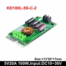 5V20A 100W Тонкий Автобус/автомобиля СИД Moving текст Дисплей Питание, DC10~ 36В Вход поставить Поддержка автобус светодиодные табло