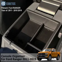 Подлокотник коробка для Ford RANGER 2011- Расширенный Wildtrak консоль контейнер держатель лоток автомобильный Органайзер