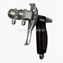 Высококачественный двухголовочный кислотно-стойкий распылитель из нержавеющей стали с двумя головками, гальванические пневматические инструменты из хрома и серебра