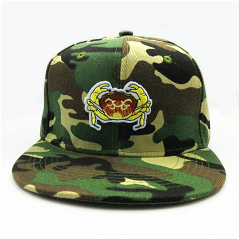 Волосатые крабы вышивка хлопок Casquette Бейсбол Кепки Кепки Регулируемый Snapback Шапки для детей, мужчин, женщин 104