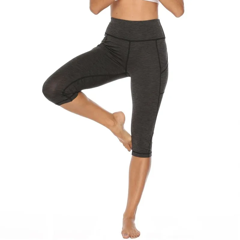 New High Waist Ejercicio Leggings Women Fitness Pockets Mujer Pants Compression Workout Wear Booty Joggers Skinny Legging