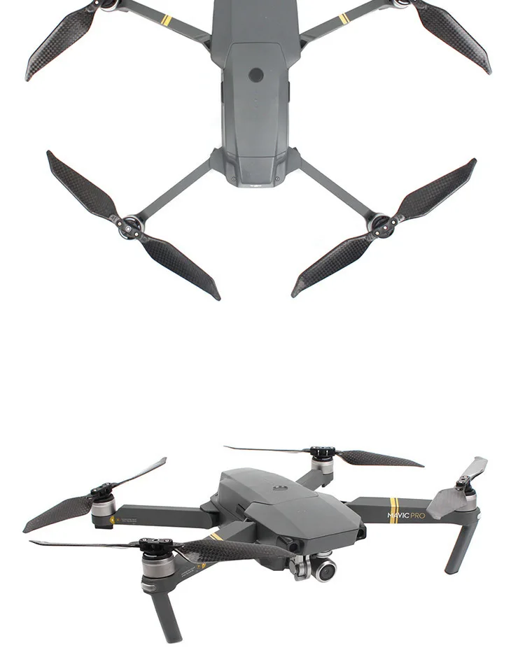 2шт Дрон расширенное лезвие складной пропеллер для DJI Mavic карбоновое волокно быстросъемный Пропеллер для DJI Mavic Pro Platinum