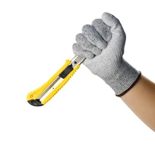 Износостойкие защитные перчатки безопасные устойчивые к порезам ударопрочные проволочная металлическая сетка из нержавеющей стали рабочие перчатки мясника