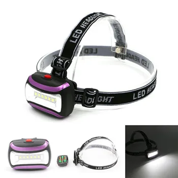

New High Quality COB Led Headlight Bright Head Lamp AAA Batteries Torch Lantern Camping Drop Shipping