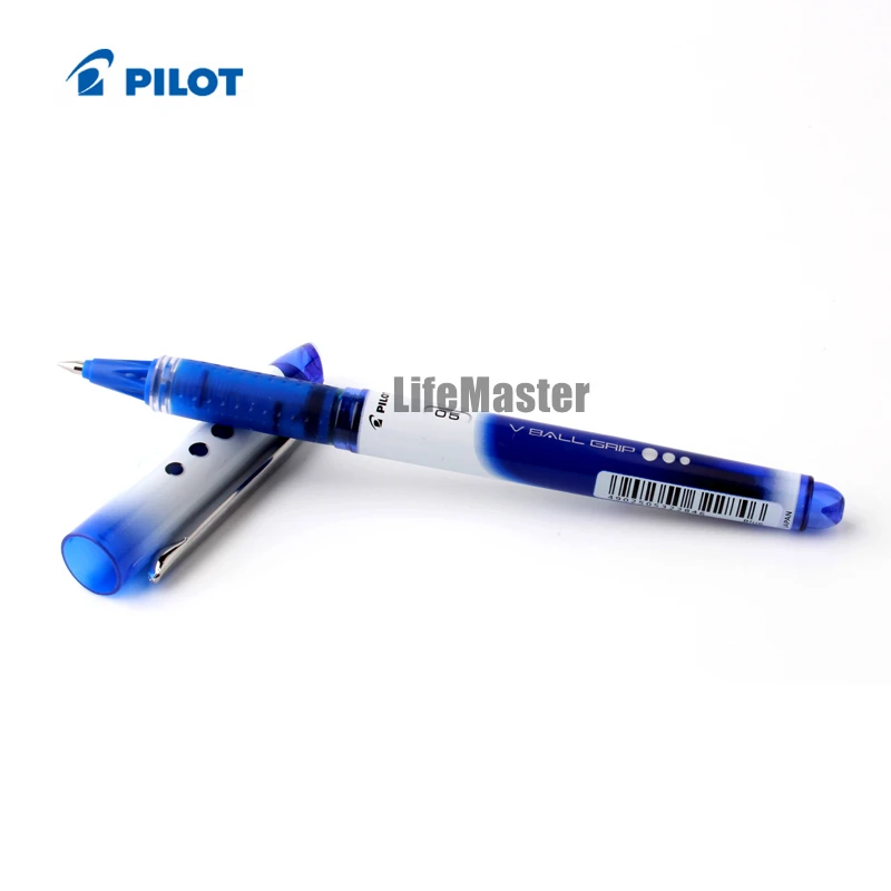 Japanese Stationery PILOT V BALL GRIP Gel Pen Large Capacity Liquid Ink Smooth Writing Office Supplies BLN-VBG5