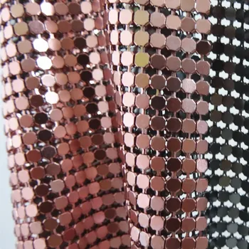 

pretty aluminium sequin mesh fabric