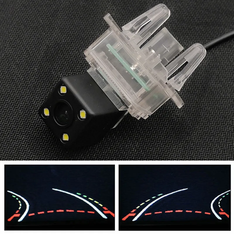 170D интеллектуальная динамическая траектория треков Автомобильная камера заднего вида для Mercedes-Benz C Class MB W204 W205/E Class MB W212 2010 - Название цвета: Dynamic Trajectory