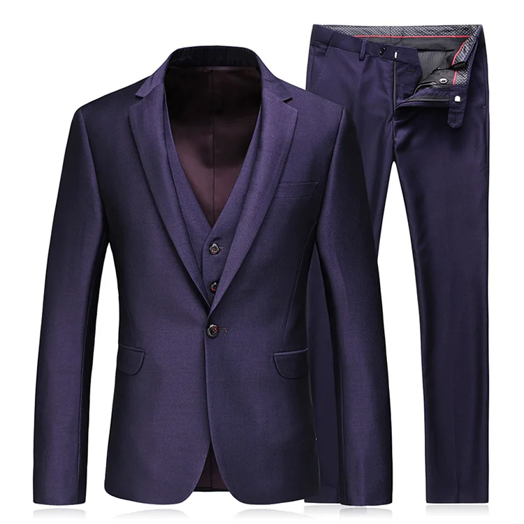 single button men suit