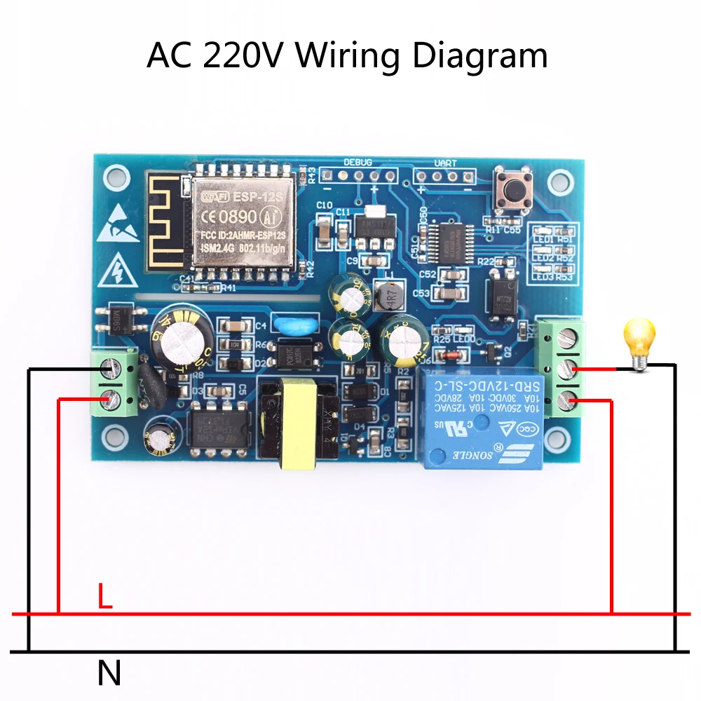 ESP8266 ESP-01 Wi-Fi модуль реле дистанционного Управление переключатель 1 2 4 канала 5V 12V для Умный дом IOT передача с помощью приложения на телефоне Управление;