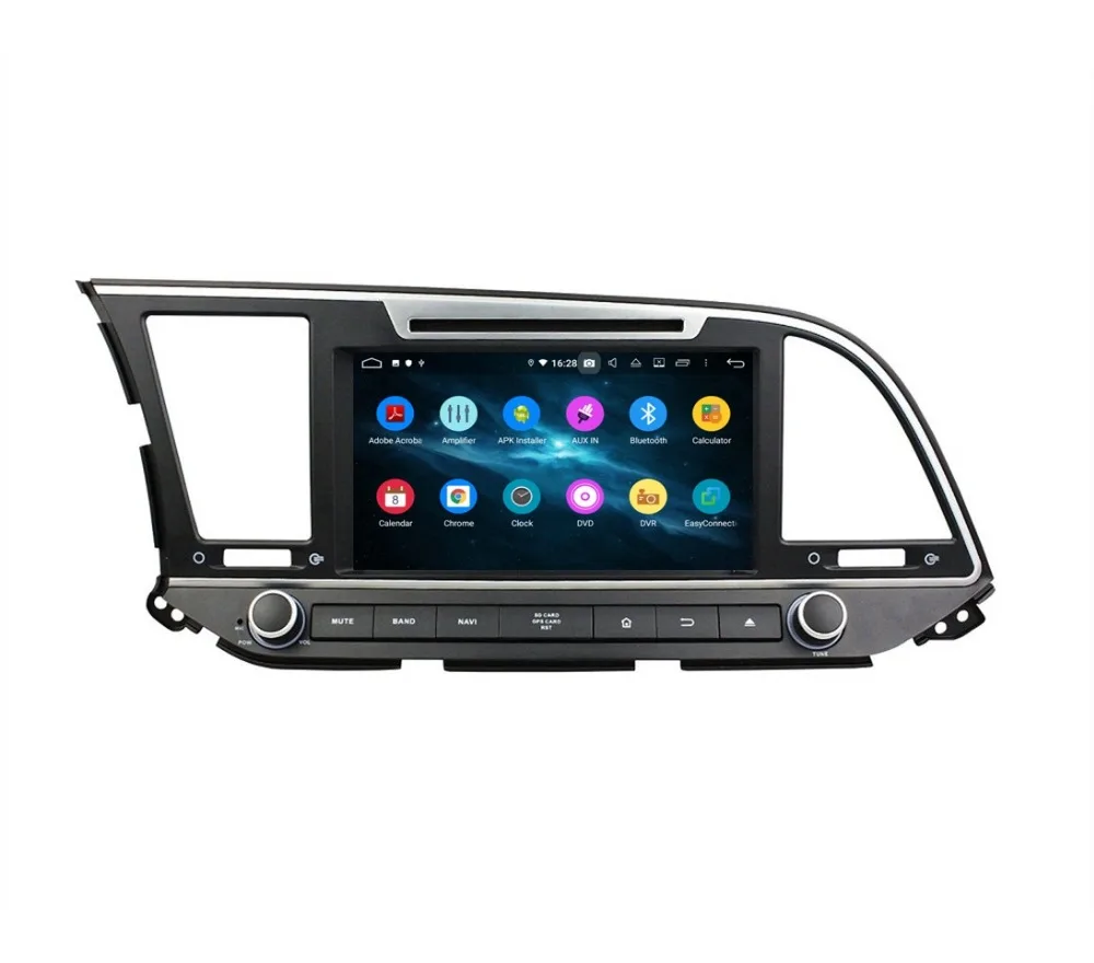 Cheap DSP 4GB+32GB Octa Core Android 9.0 Car Radio dvd Player for Hyundai Elantra 2016 GPS Navigation Bluetooth 4.2 WIFI DVR OBD 4