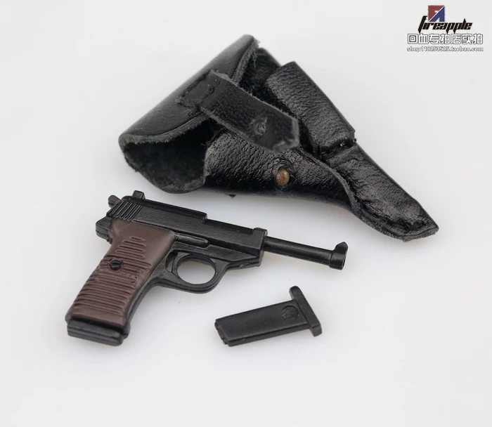 

KNL HOBBY Action Figure 1/6 scale model Spot 1/6 soldiers non-Veyron WW2 Walter p38 Ruger Holder Imitation Leather Case