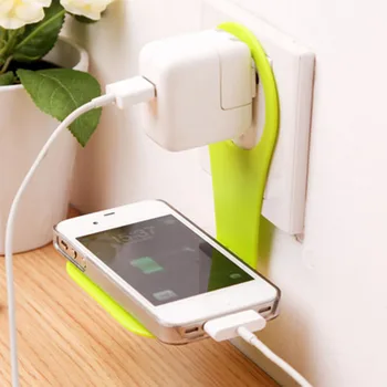 

2pcs Folding Phone Wall Charger Hanger Holder Charging Rack Stand Universal randomly sent Phone Stand and Holder