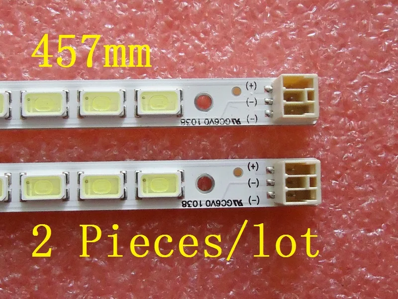 

2 PCS 40"LED backlight strip 40INCH-L1S Replacement compatible 40-D0WN LJ64-02730A KHE-A3P62NB458H 457mm