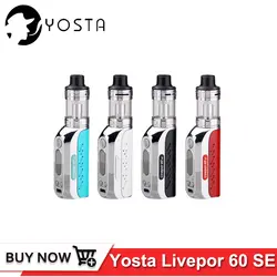 Оригинальный yosta livepor 60 SE комплект 60 Вт 1500 мАч bulit-в Батарея VAPE поле mod 3 мл игви t3 распылитель электронная сигарета вейпер