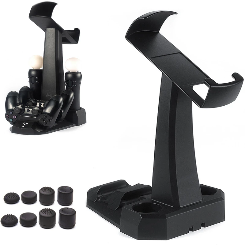 Charging Dock Quad Charging Station For Ps4 Ps Move Controller Vr Camera Headset Stand Holder Storage Display For Ps4 Vr Base Chargers Aliexpress