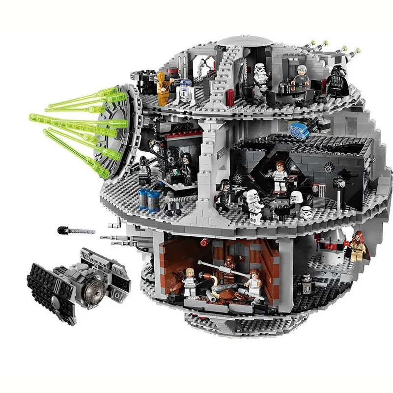 

38000 Star Wars Ultimate Collector Death Star Model Building Blocks Enlighten Figure Toys For Children Christmas Gift