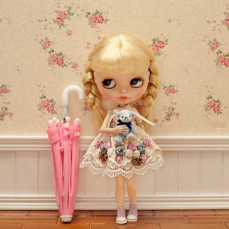 1/6th мини реквизит с зонтиком для 1" 1/6 27 см BJD YOSD DD DOD DK DZ Volks кукла Blyth кукольные фотография