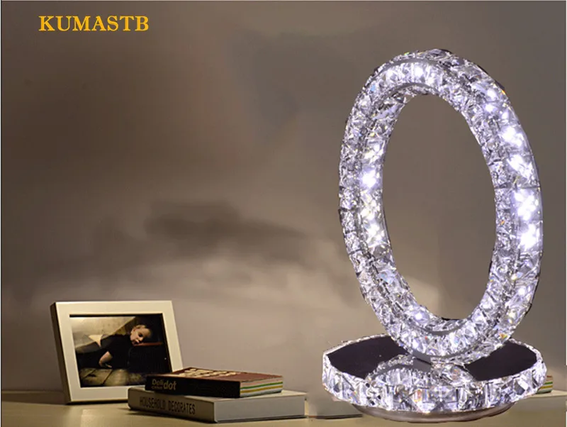 Round Crystal Table Lamp 15