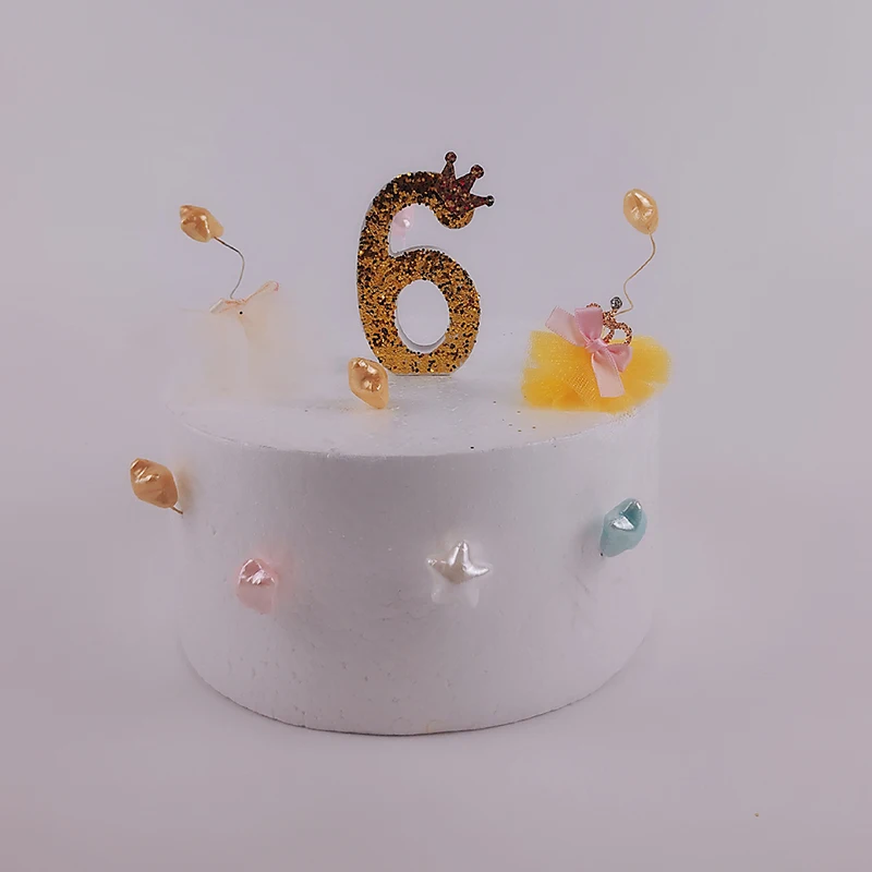 

Golden Digital Cake Topper Cake Decoration Party Table Sign