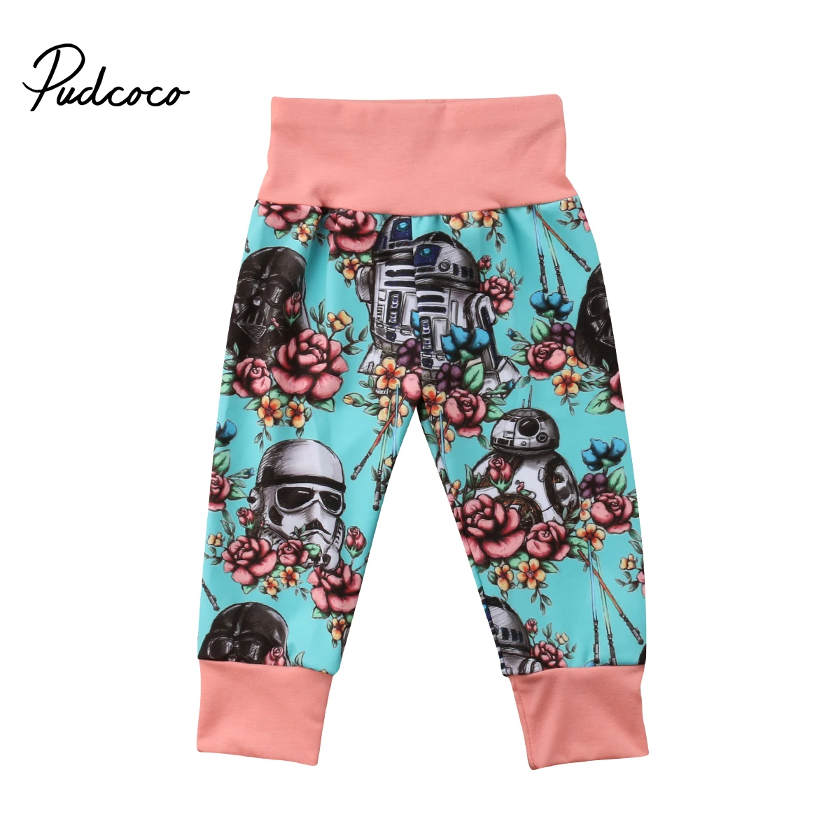 

2018 Brand New Infant Toddler Kids Baby Girls Boy Girl Star War Floral Long Pants Leggings Bottoms Trousers