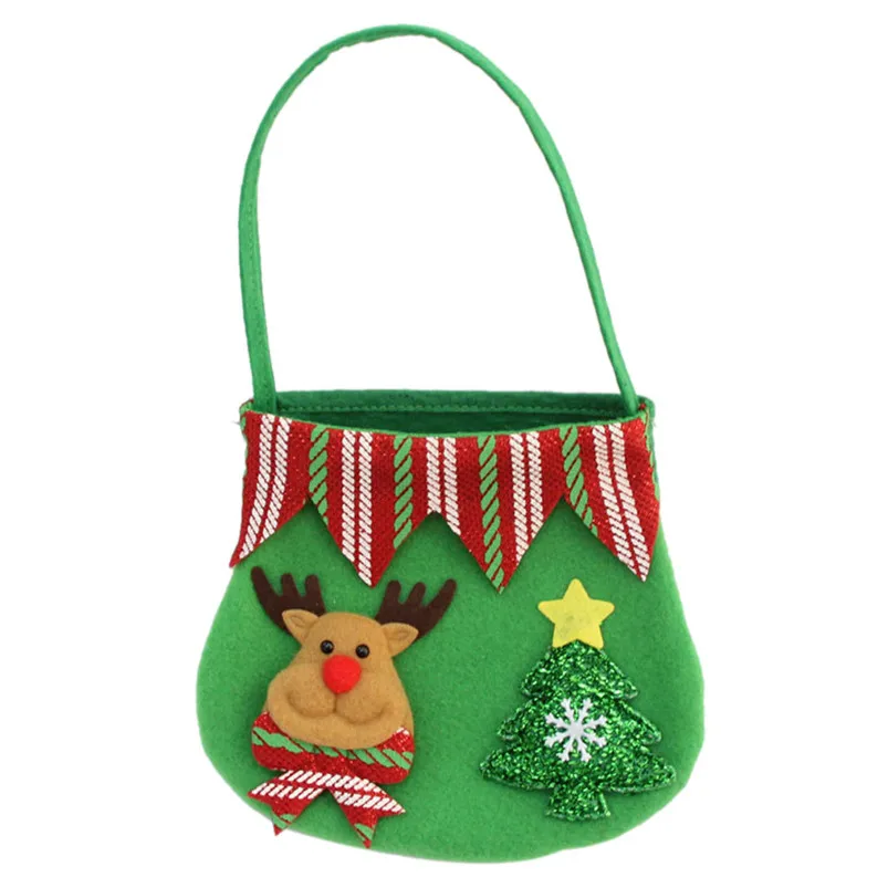 Creative Santa Claus Christmas Gift Bag Candy Bag Merry Christmas Bags Present Supplies Home Party Christmas Decor #4o23 (10)