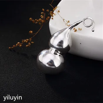 

KJJEAXCMY S990 cut - out lace open rich and pure silver Thai silver antique sweater pendant