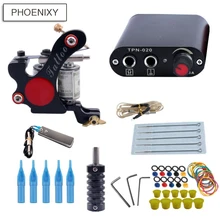 Набор для начинающих татуировок Электропитание для тату захваты для Иглы Постоянный распылитель для макияжа ручка для татуировки боди-арт Инструменты Набор для татуировки