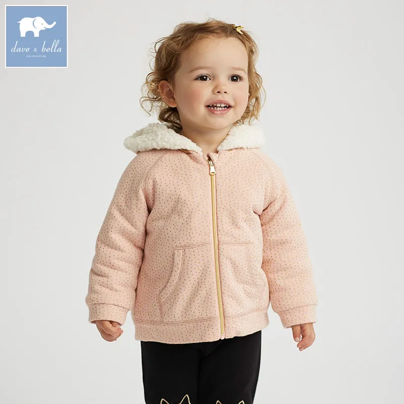 DB5977 dave bella autumn infant baby girls coat fashion clothes toddler