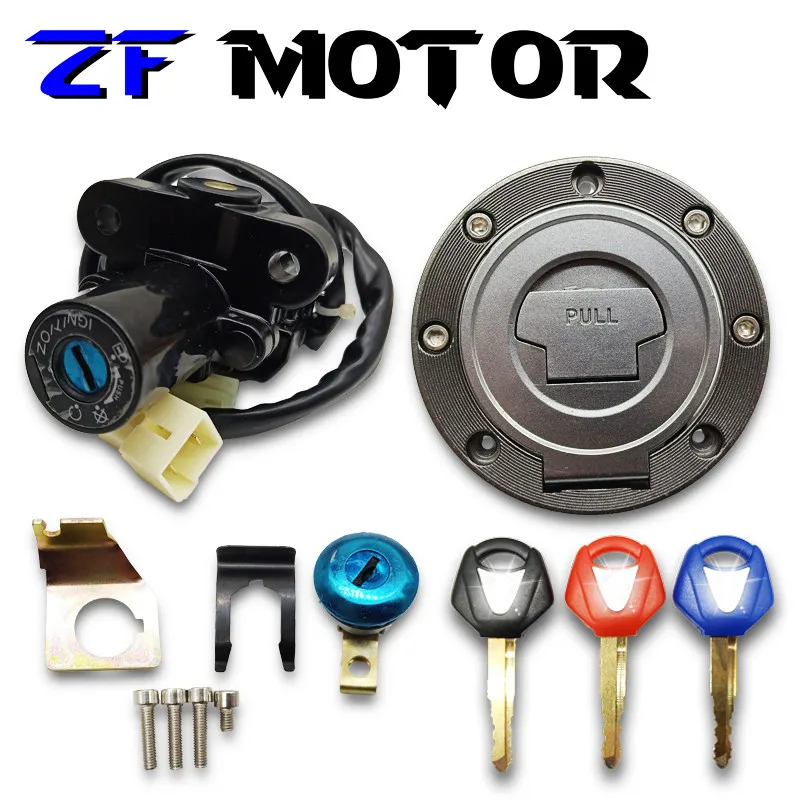 

Fuel Gas Cap Ignition Switch Seat Lock with Key Kit For Yamaha YZF R1 R6 2001 2002 2003 2004 2005 2006 2007 2008 2009 2010 2011