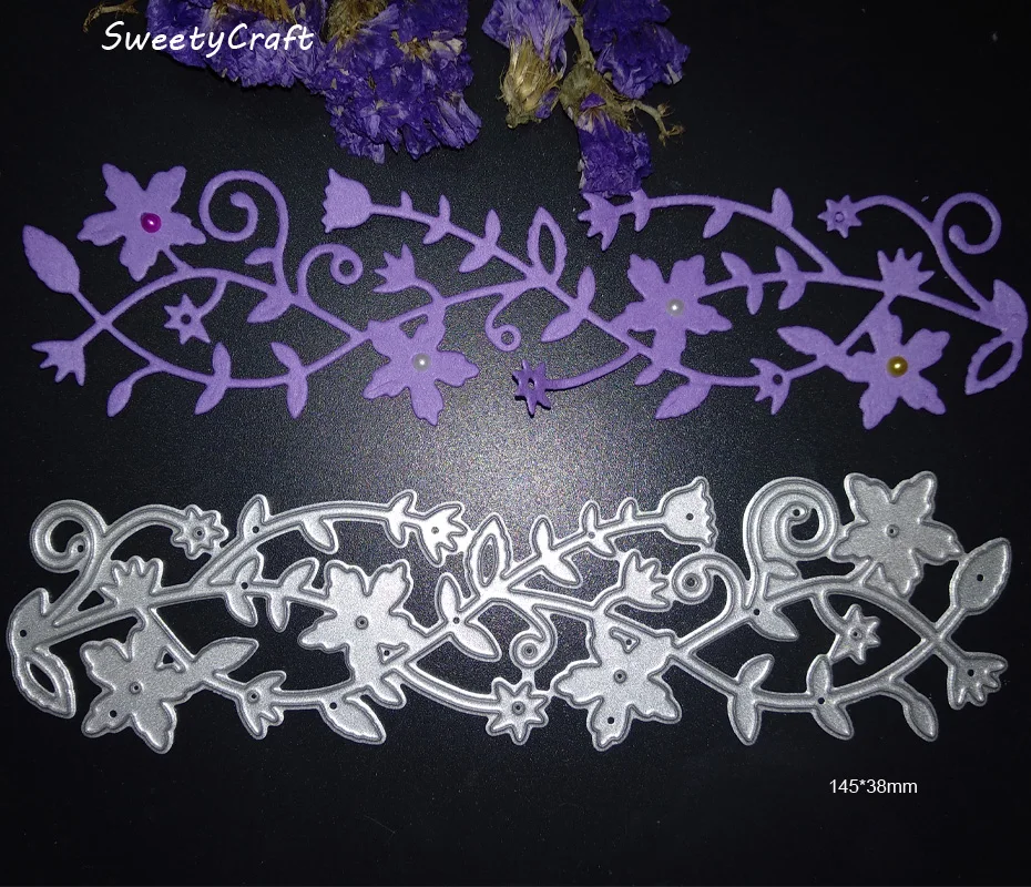 

CUTTING DIES Flower Vine Leaves Scrapbooking Dies Metal Craft Die Cut Stamps Embossing New 2017 Cards Making Christmas Decor DIY