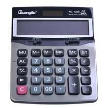 Guangbo Solar Calculator Modern Portable School Office Tool Commercial Electronic 179 132 32mm Calculadoras NC 1250