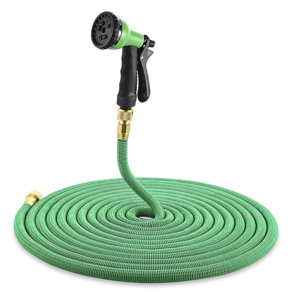 Top Sale 8 In 1 Spray Gun 25 100ft Expandable Garden Hose Latex