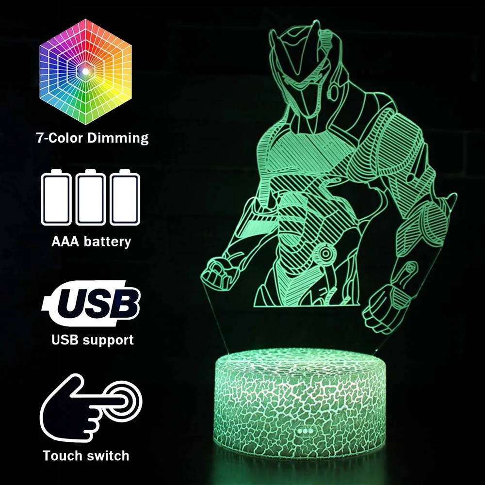 buy Magiclux Novelty Lighting 3D Illusion LED Lamp fortress night Omega Night Lights For Kids Bedroom Decoration Creative Lamps