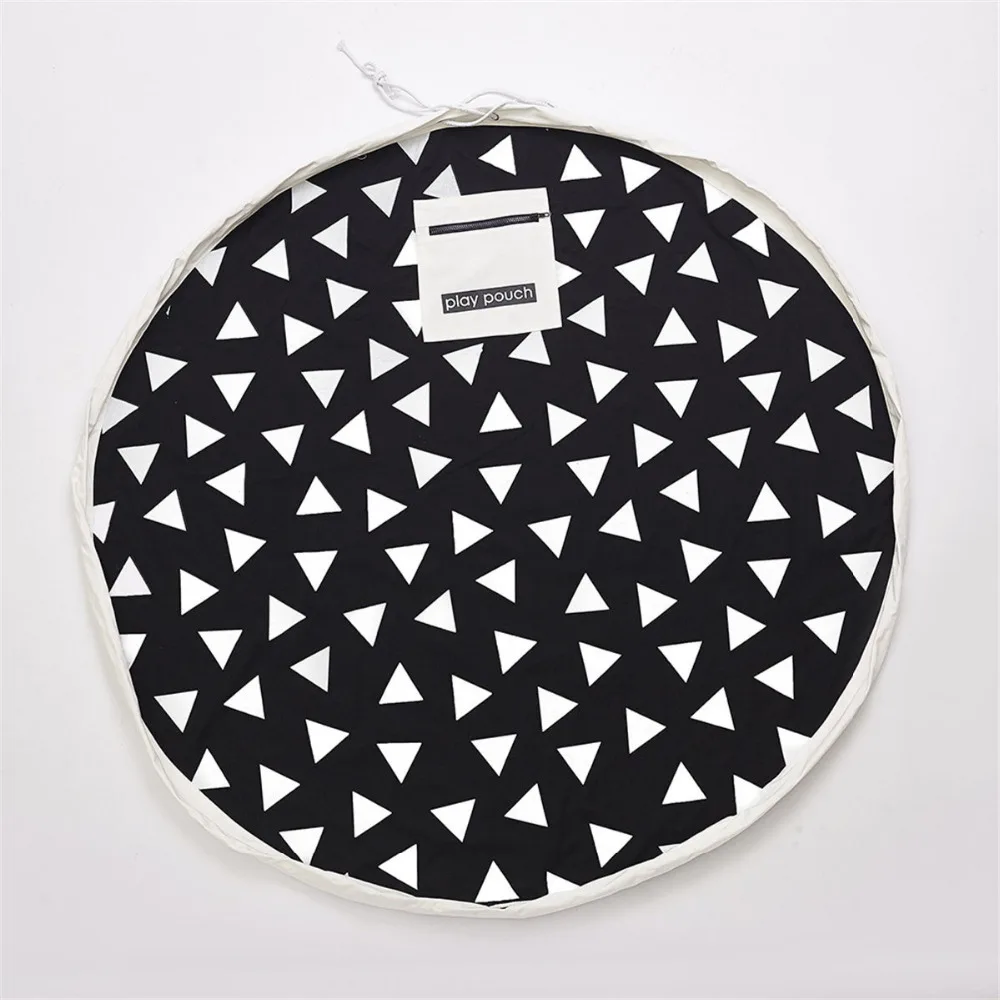

baby play mat/toys storage bag/ travel round mat Kids Carpet Rugs Children Crawling Storage Bag Sundries Pouch Soft Game