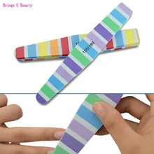 

2 pcs/lot Professional Nail File 100/180# Double Side Nail Art Sponges Buffer Sanding Block Polish Washable File Manicure Tools