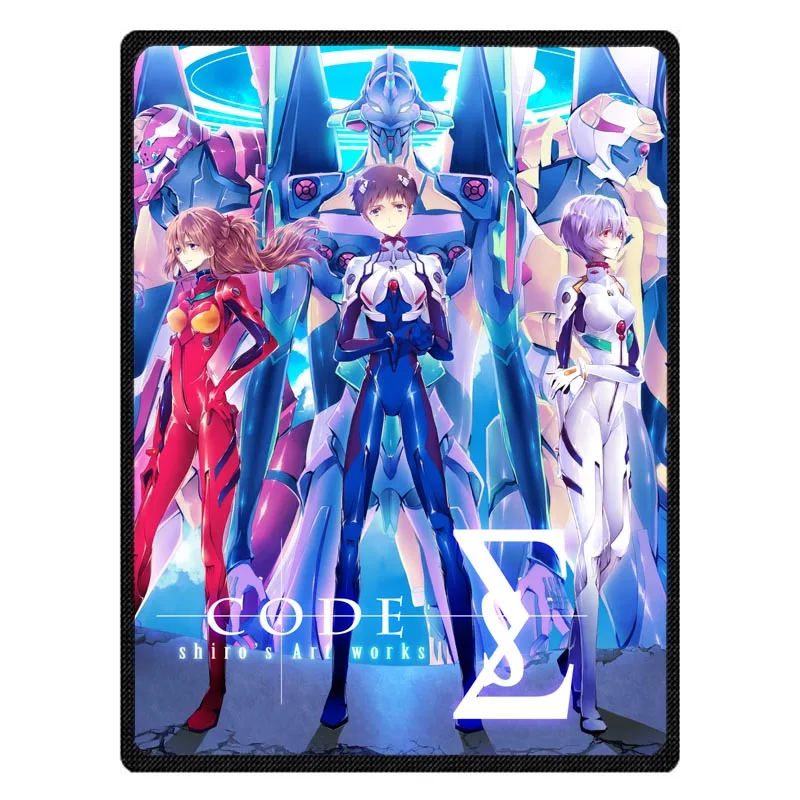 

Neon Genesis Evangelion bedspread blanket Super Soft Custom Flannel Blanket to on for the sofa/Bed/Car Portable Blankets