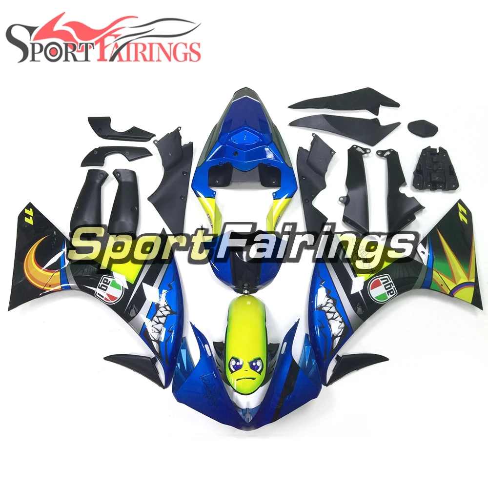 

Injection Fairings For Yamaha YZF1000 R1 09 10 11 2009 - 2011 Plastics ABS Motorcycle Fairing Kit Bodywork Cowling Flat Black