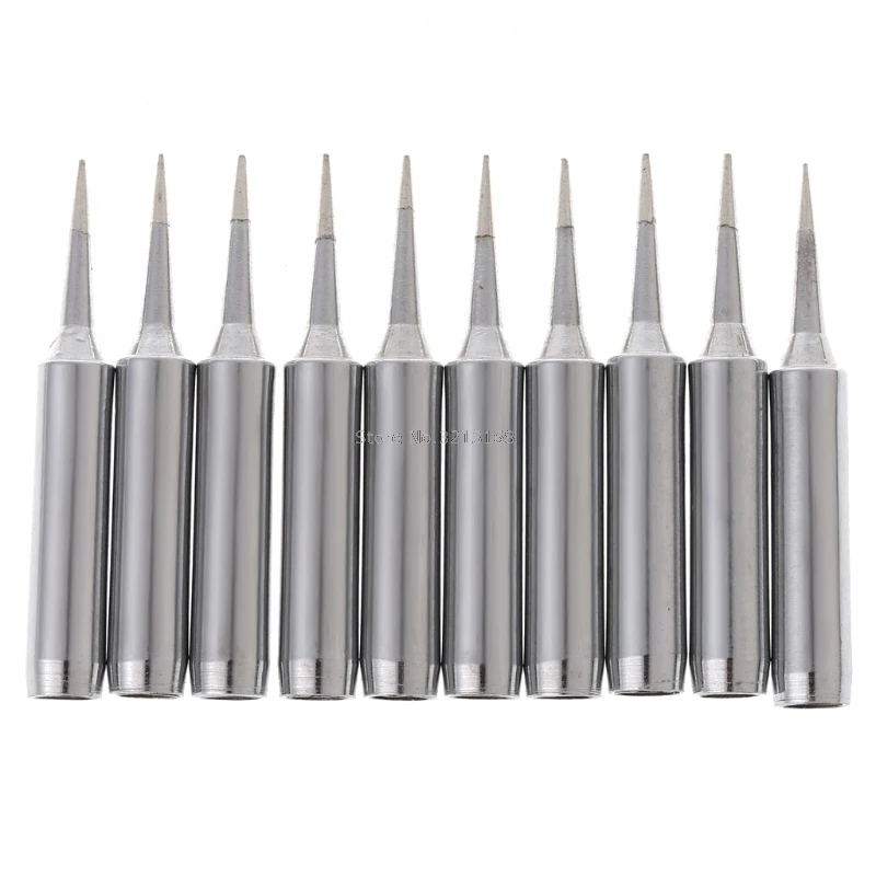 

10 Pcs Lead Free Replacement Soldering Solder Iron Tips 900M-T-I For Saike 936 852d+ 909D Solder Iron Tips Dropshipping/323