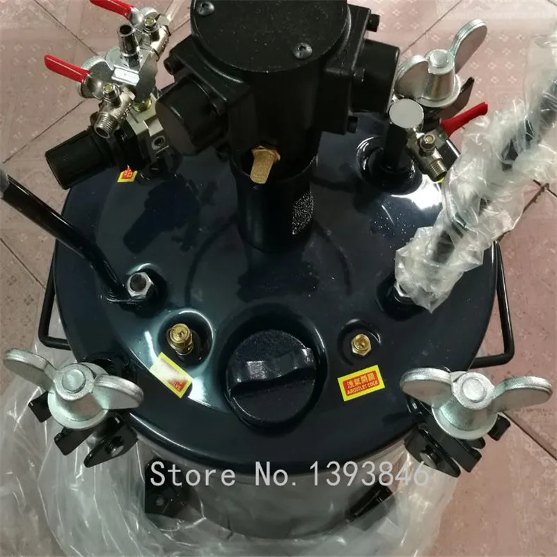 

Automatic Pneumatic Pressure Barrels Paint Mixing Bucket Irrigation Spray Paint Tool 20L With 3M paint tube