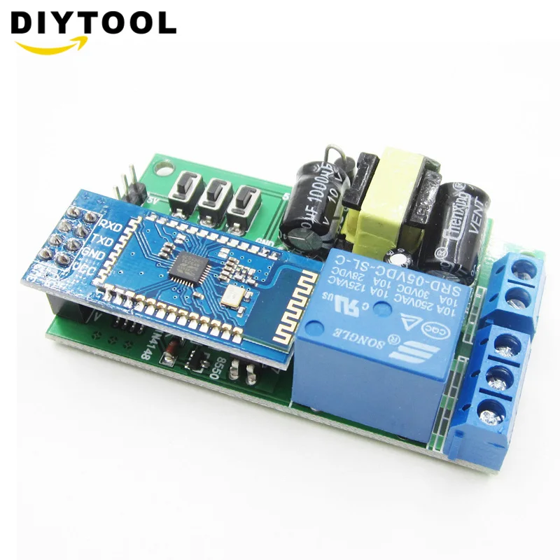 DC 5V 1 канальный Bluetooth управления релейный модуль SCM TTL последовательный порт цикл
